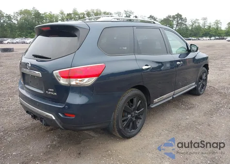 2013 Nissan Pathfinder Platinum из США, поврежденный, VIN 5N1AR2MM2DC633232